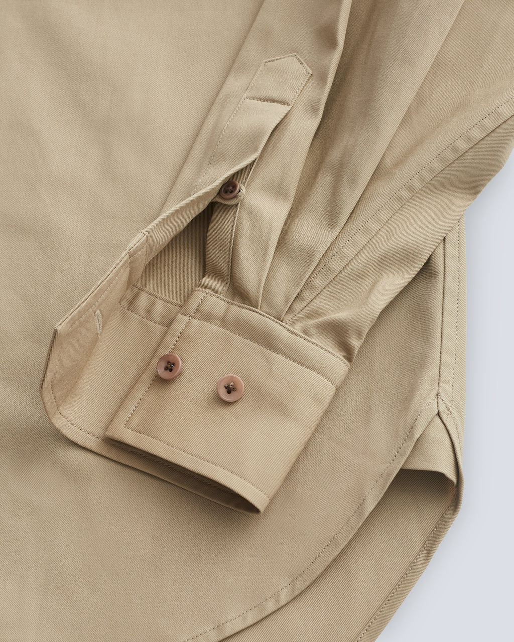 Ruba - High Twist Gabardine in Tan - view 5