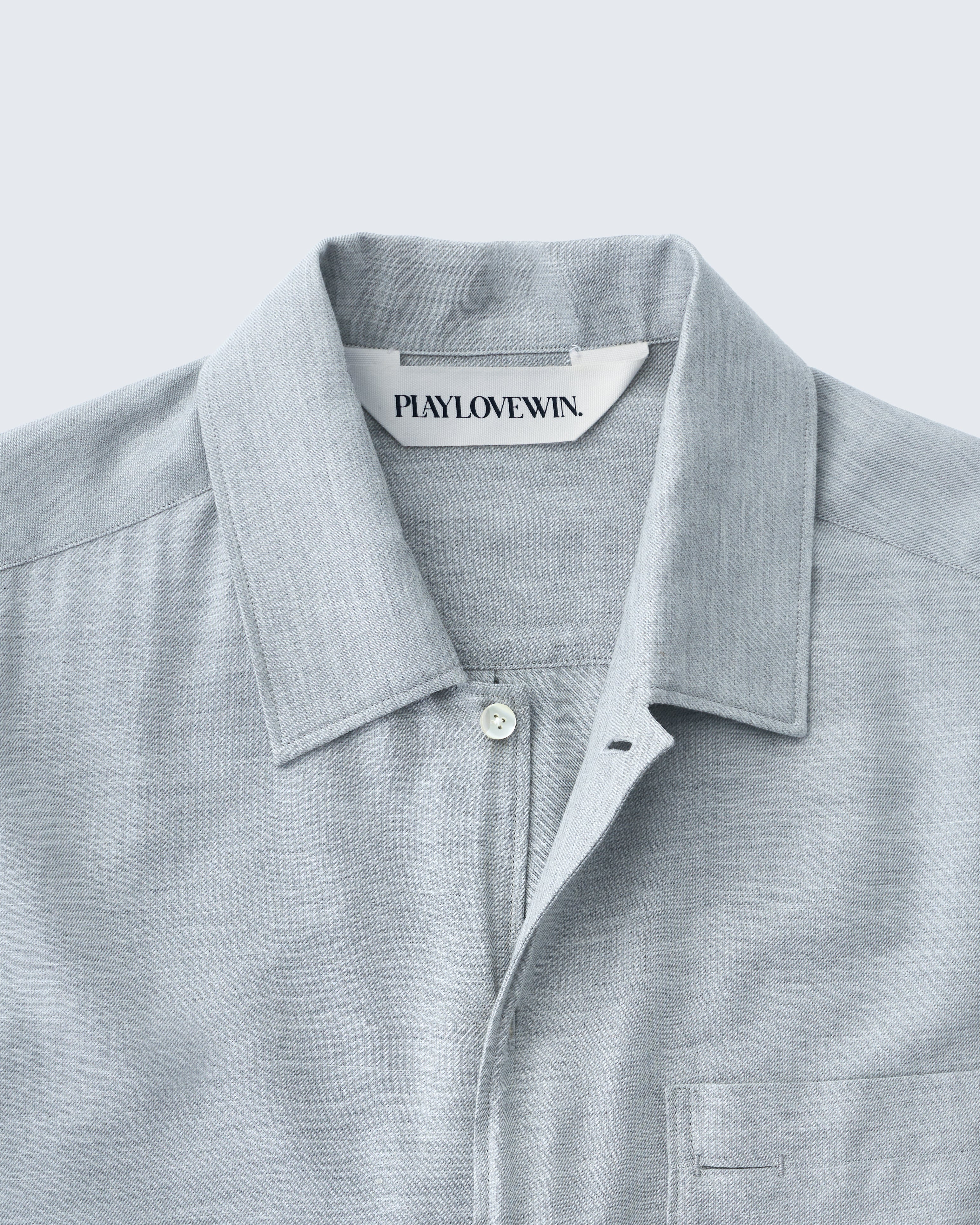 Sam - Cotton Cashmere in Heather Grey - view 3