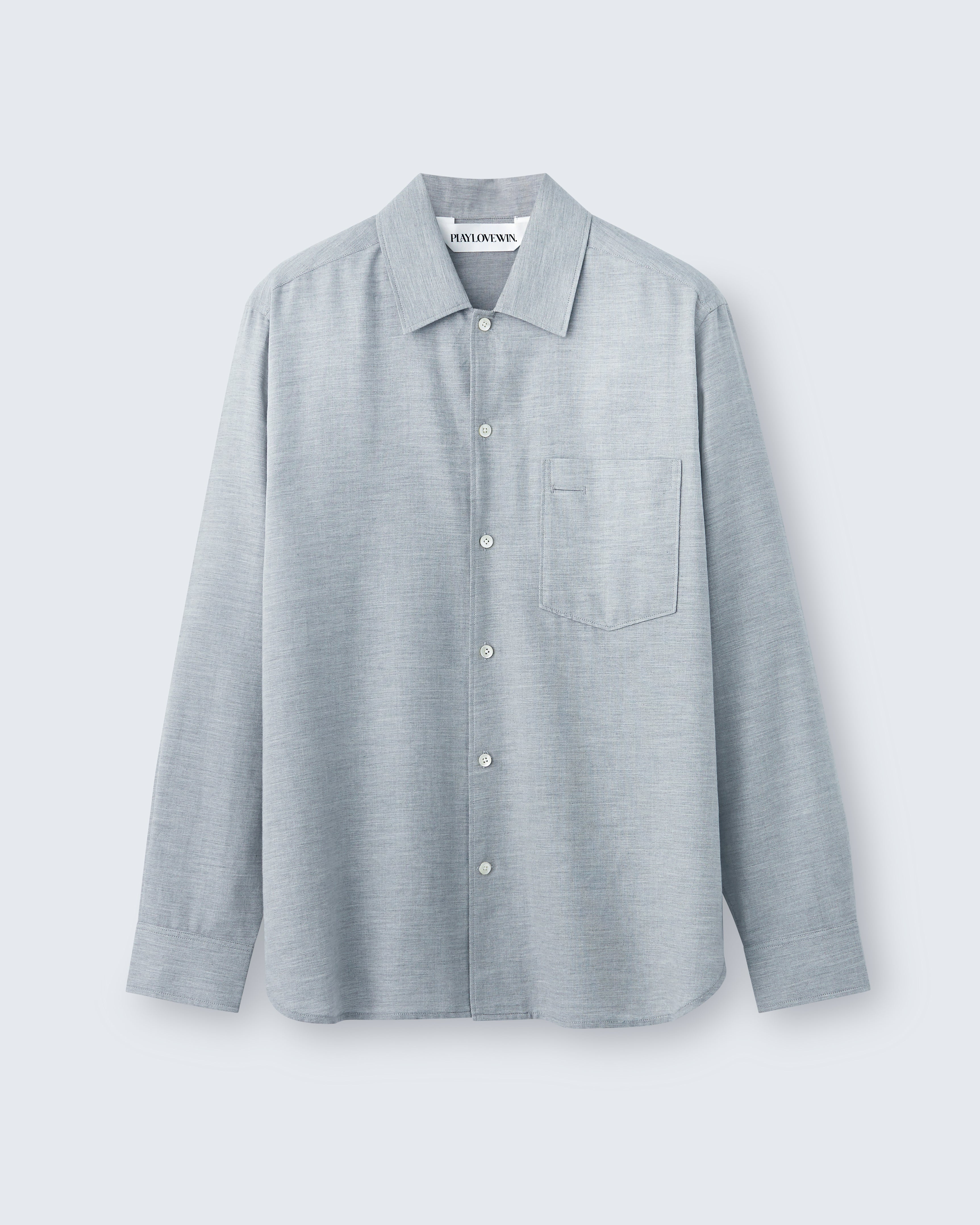 Sam - Cotton Cashmere in Heather Grey - flat shot