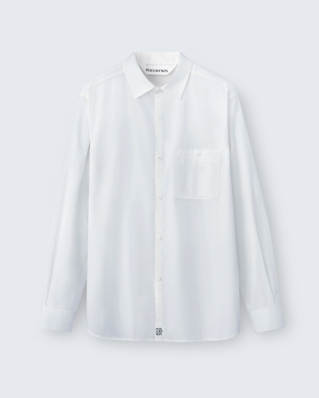 Walter - Breeze Technical Poplin in Porcelain White - flat shot