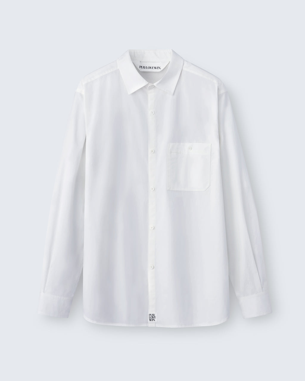 Walter - Cotton Broadcloth in Eggshell White - flat shot