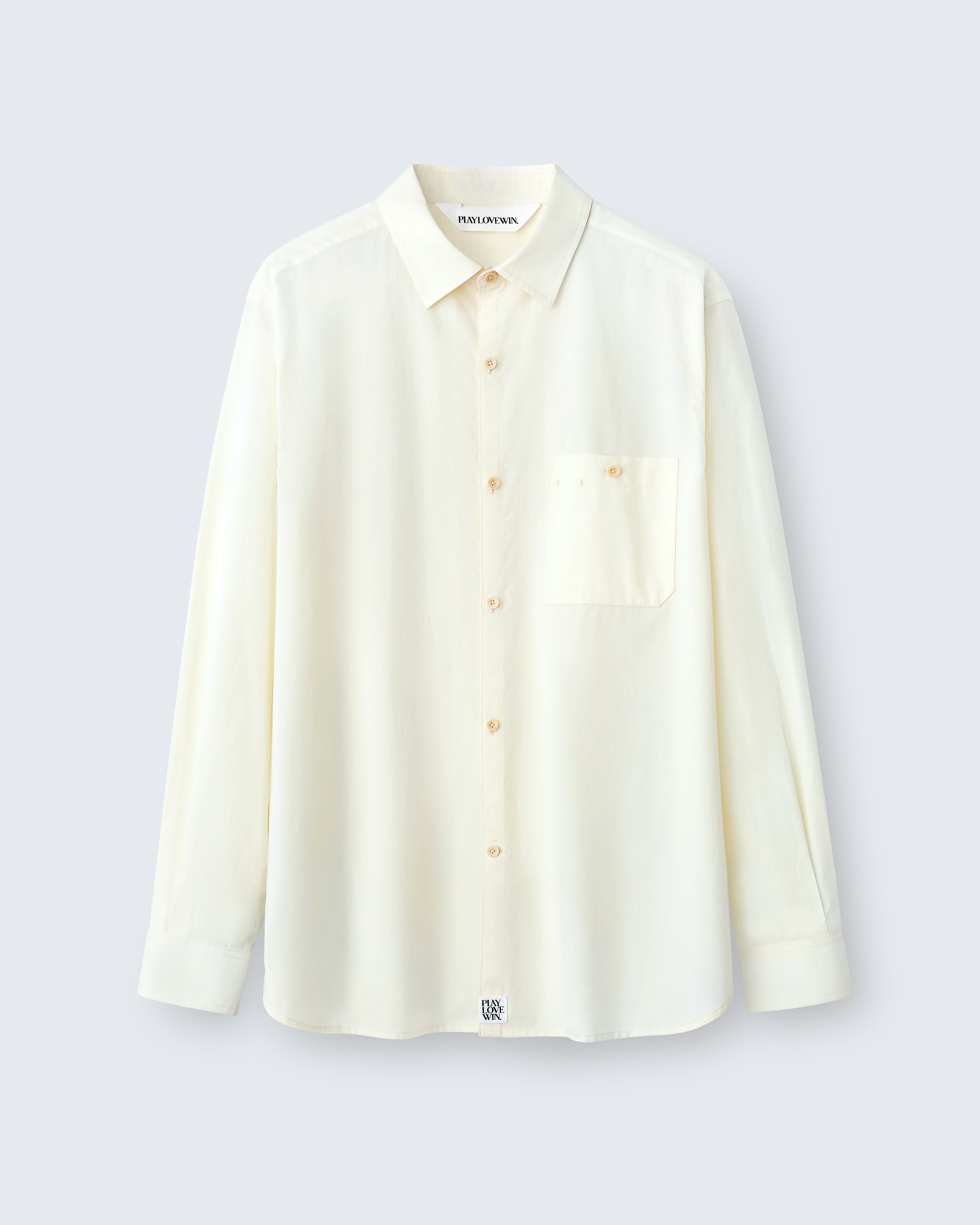 Walter - Tencel in Pale yellow - flat shot