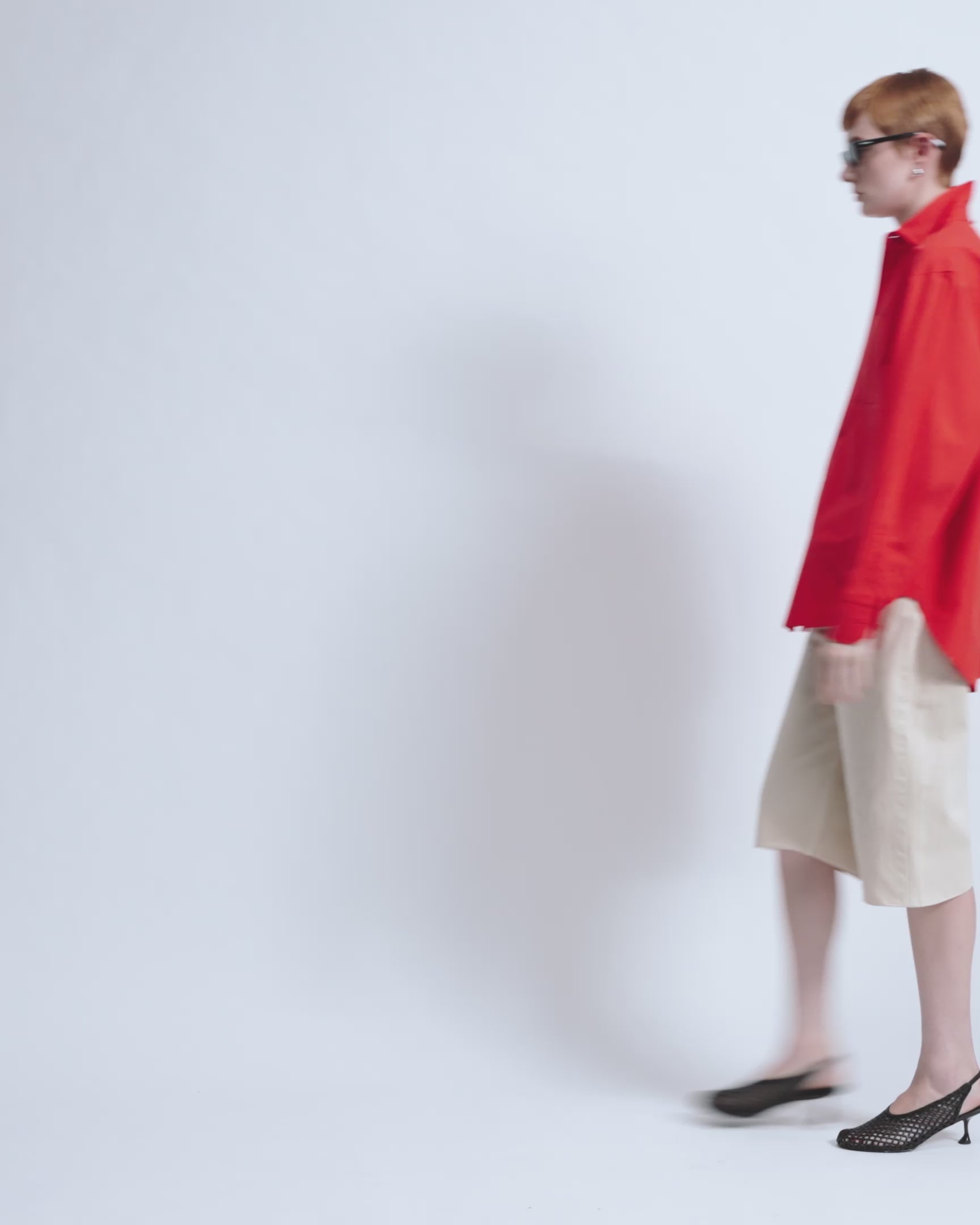 Ruba - Cotton Broadcloth in Cherry Red - video
